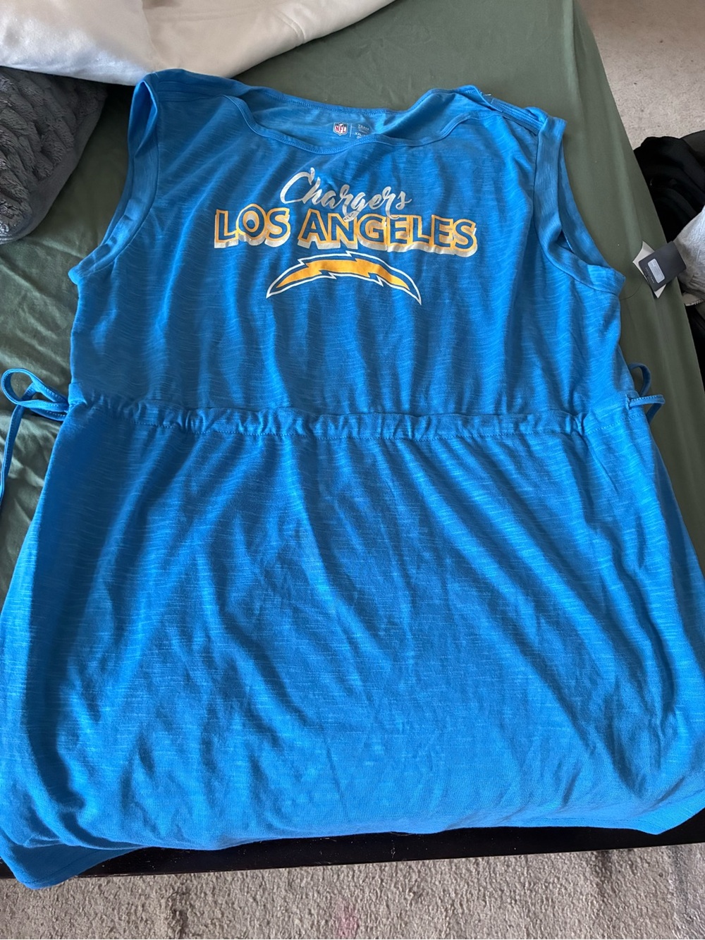 Los Angeles Chargers Women’s Sleeveless Dress – XXL – New With Tags